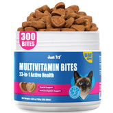 Just Try 23 en 1 Taurina para Gatos, frasco de bocadillos, apoyo general de salud.