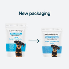 JustFoodForDogs Mezcla Nutriente: pavo y macarrones de trigo para variedad nutricional