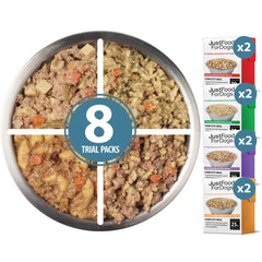 JustFoodForDogs Pantry Fresh empaque tetrapak, almacenamiento seguro y práctico.