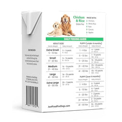 JustFoodForDogs Pantry Fresh, ingredientes frescos, favorece una digestión suave.