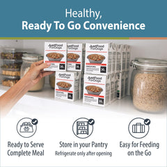 JustFoodForDogs Pantry Fresh, topping nutritivo para realzar la dieta diaria.