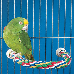 JW Pet Comfy Perch instalación horizontal o vertical en jaula