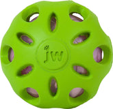 JW Petmate Crackle Heads: pelotа mordedora crujiente para perros en colores brillantes para juego.