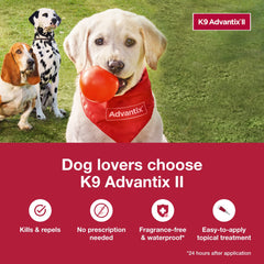 K9 Advantix II XL etiqueta del producto con información clara