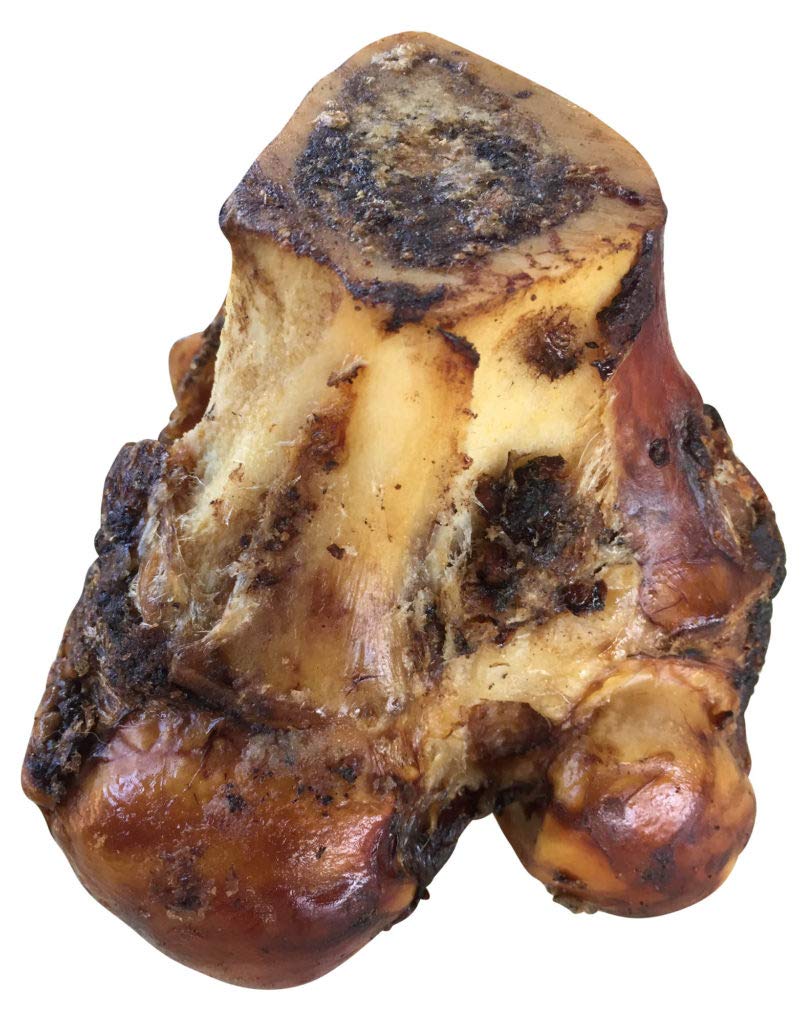 Hueso nudillo mamut relleno de médula, de K9 Connoisseur, para masticación prolongada.