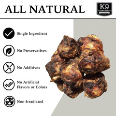 K9 Connoisseur hueso ternera ahumado hickory, sabor duradero para premiar