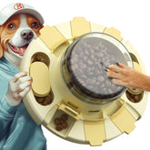 KADTC 2-niveles: juguete para perro que estimula la mente durante la comida