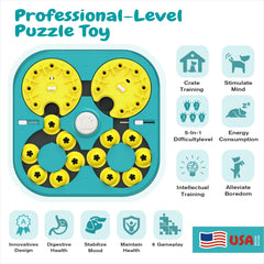 KADTC puzzle para perros, 6 modos de juego para mantener interés y concentración.