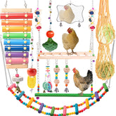 KAKUNM xilófono para gallinas: estimula juego y ejercicio diario.
