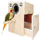 Kathson caja nido para pajaro en madera, refugio natural para descanso seguro.