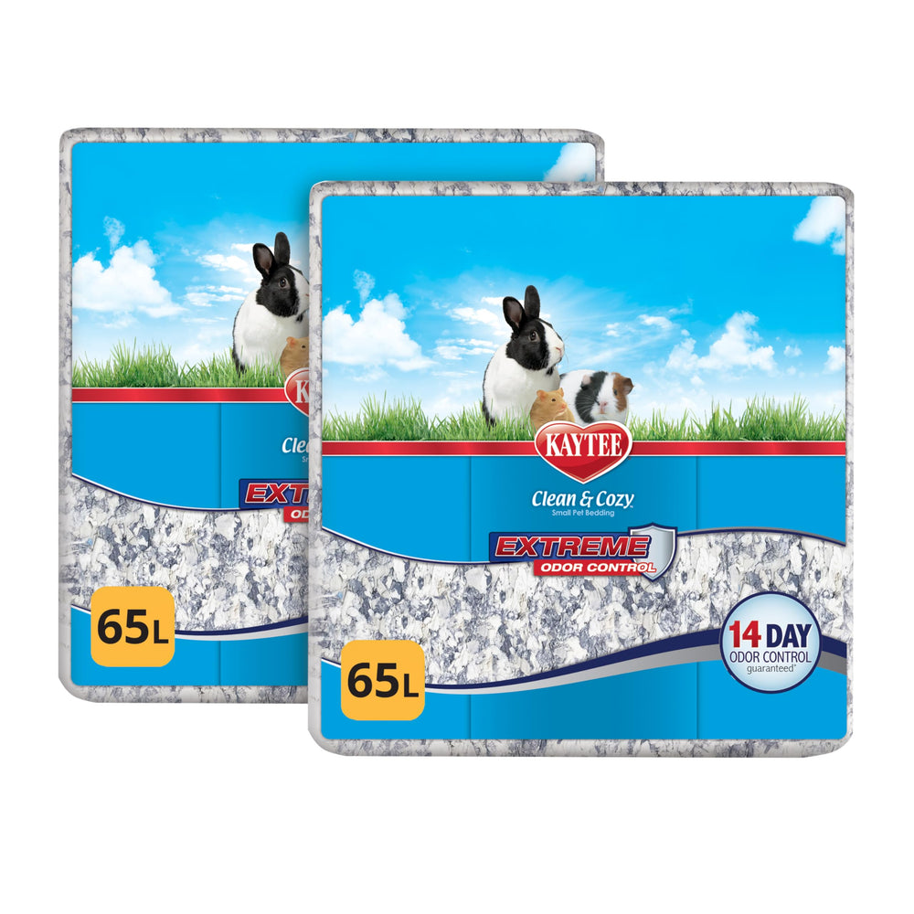 Kaytee Clean & Cozy ofrece control de olor extremo en jaula y hábitat.