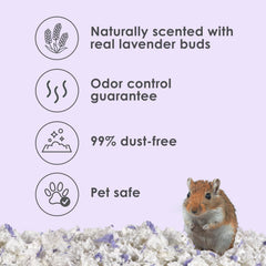 Kaytee lavanda aroma suave en el lecho para mascota