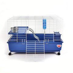Kaytee Deluxe dos niveles habitat con acceso grande para manejo cómodo del conejillo de indias