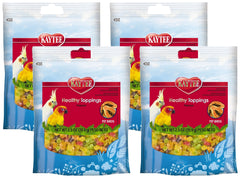 Kaytee Fiesta: Aditivos de Fruta Real para Aves, paquete de 4, variedad para enriquecer su dieta