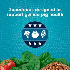 Tomate y espinaca en Kaytee Forti-Diet Pro Health Nourish+Protect aportando nutrientes.