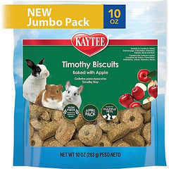 Kaytee galletas-timothy-apple para roedores, favorecen la masticación y el enriquecimiento.