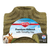 Kaytee Premium Timothy Treat Hideout: vista general para conejos con enriquecimiento del hábitat.