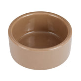 Kaytee tazón cerámico para hamster marrón de piedra, 3 pulgadas, estable para comer.
