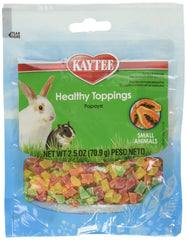 Kaytee Healthy Toppings Papaya, bote de 6 porciones, ideal como premio.