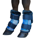 Kensington Protective Products botas para patas de pony azules, protección contra moscas