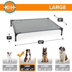 K&H Pet Products funda desmontable de cama cot, lavable.
