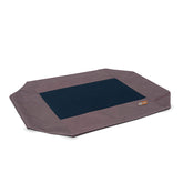 Funda repuesto K&H para cama-perro grande en chocolate, protege y mantiene fresca.