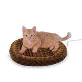 K&H Thermo-Kitty Fashion Splash cama caliente para gato con refuerzo acolchado, confort.