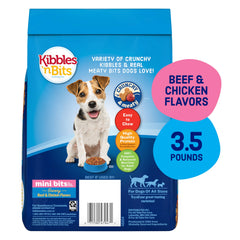 Kibbles 'n Bits Mini Bits sabor pollo para razas pequeñas