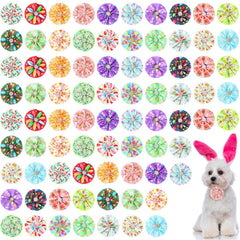 Lazo Kigeli de Pascua con huevos coloridos para collar de perro, ideal para fotos