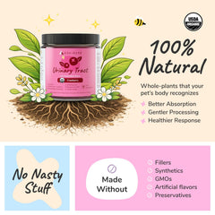 kin-kind suplementos mascotas cranberry: apoyo natural diario para la salud urinaria