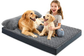 Cama ortopédica KISYYO para perros grandes con funda lavable
