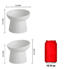 Bol chat KitchenLestar inclinée, favorise une posture naturelle pendant l'alimentation.