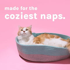 Coussin amovible et lavable dans le lit Kitty City.