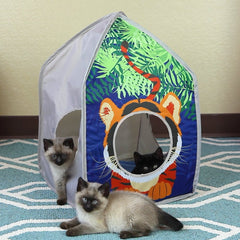 Kitty City Safari Jungle Tigre, montaje instantáneo sin herramientas