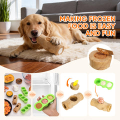 kogven juguete masticable de nylon y madera de café natural para perros