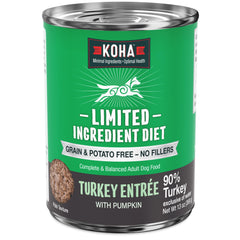 KOHA lata pavo entrada sensible, sabor suave para estómagos sensibles.