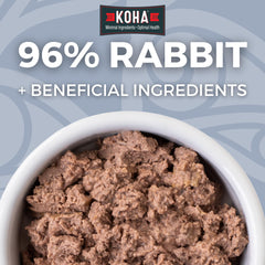 KOHA pate-conejo, textura cremosa para digestión suave.