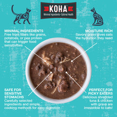 KOHA Poké Bowl para gatos: atún y calabaza, ideal para hidratar y premiar.