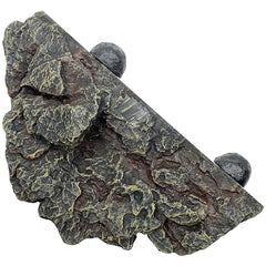 Repisa magnética Komodo estándar marrón, fácil de limpiar y perfecta para decorar terrarios.