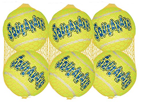 KONG Air Dog bolas de tenis grandes para perros, ideal para juegos al aire libre