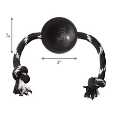KONG bola extrema de goma natural para masticación y juego