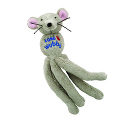 KONG Cat Wubba Mouse, juguete peluche, ideal para perseguir y acicalar con suave textura.