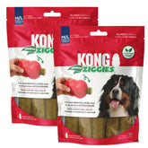 KONG Enhanced Ziggies: limpieza dental al masticar, sabor que encanta a los perros.