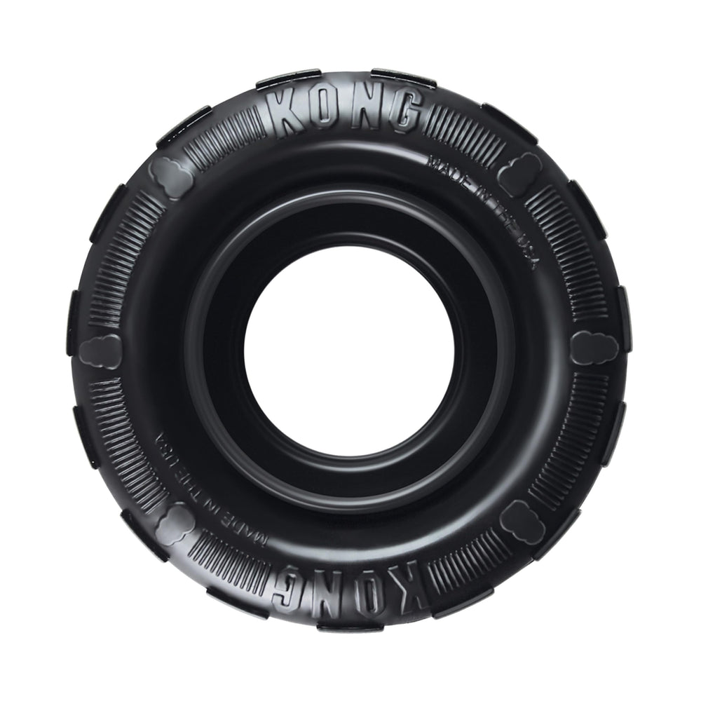 KONG Extreme Tires durabilidad de goma natural para masticar por más tiempo.