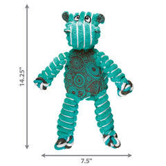 KONG Floppy Knots, juguete resistente con durabilidad y diseño para juego de tirar y buscar.