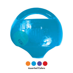 KONG Jumbler Ball interior con tenis y chirrido para perros