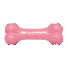 KONG Puppy Goodie Bone, juguete mordedor de caucho natural para cachorros, ideal para juego.
