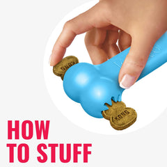 KONG Puppy Goodie Bone para cachorros pequeños, tamaño adecuado para bocas pequeñas.