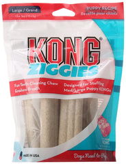 KONG Puppy Stuff'n Ziggies, paquete 8 oz, ideal para entrenamiento y recompensa