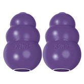 KONG Senior, juguete de caucho natural, ideal para masticar suave en perros mayores.